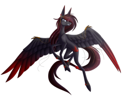 Size: 3200x2585 | Tagged: safe, artist:sadatrix, imported from derpibooru, oc, oc only, oc:ruby light, pegasus, pony, female, mare, simple background, solo, transparent background