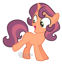 Size: 825x853 | Tagged: safe, artist:strawberry-spritz, imported from derpibooru, oc, oc only, pony, unicorn, colt, male, offspring, parent:sweetie belle, parent:tender taps, parents:sweetietaps, simple background, solo, transparent background, watermark