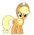 Size: 1841x1921 | Tagged: safe, artist:cindydreamlight, artist:cindystarlight, imported from derpibooru, applejack, pony, cute, female, jackabetes, simple background, solo, transparent background, vector