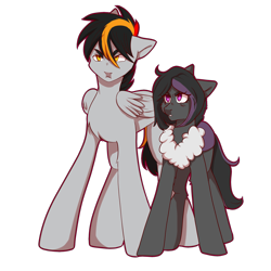 Size: 2000x2000 | Tagged: artist needed, safe, imported from derpibooru, oc, oc:mimicry, oc:primaryforce, original species, pony, purple changeling