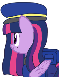 Size: 826x1080 | Tagged: safe, artist:徐詩珮, imported from derpibooru, twilight sparkle, alicorn, pony, series:sprglitemplight diary, series:sprglitemplight life jacket days, series:springshadowdrops diary, series:springshadowdrops life jacket days, alternate universe, chase (paw patrol), clothes, female, paw patrol, simple background, transparent background, twilight sparkle (alicorn)