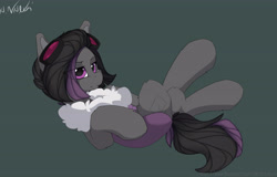 Size: 4754x3043 | Tagged: safe, artist:avery-valentine, imported from derpibooru, oc, oc:mimicry, original species, female, goggles, purple changeling