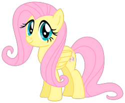 Size: 6000x4970 | Tagged: safe, artist:forestshy, imported from derpibooru, fluttershy, pegasus, pony, a bird in the hoof, cute, female, looking at you, shyabetes, simple background, smiling, solo, transparent background, vector