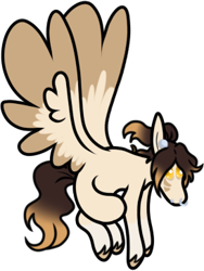 Size: 274x365 | Tagged: safe, artist:kryptidkitty, artist:mourningfog, imported from derpibooru, oc, oc only, oc:mocha slumber, pegasus, pony, simple background, solo, transparent background