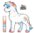 Size: 836x796 | Tagged: safe, artist:lastnight-light, imported from derpibooru, oc, oc only, oc:jawbreaker, pony, unicorn, broken horn, eyeshadow, female, horn, makeup, mare, simple background, solo, transparent background