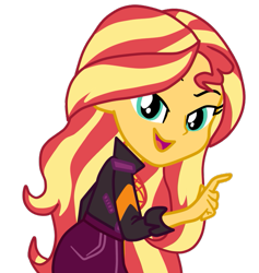 Size: 651x686 | Tagged: safe, artist:gmaplay, imported from derpibooru, sunset shimmer, equestria girls, equestria girls series, spoiler:eqg series (season 2), cute, female, shimmerbetes, simple background, solo, sunset shimmer day, transparent background