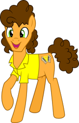 Size: 3000x4645 | Tagged: safe, artist:dashiesparkle, imported from derpibooru, cheese sandwich, earth pony, pony, clothes, male, shirt, simple background, solo, stallion, transparent background, vector