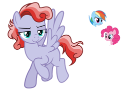 Size: 1024x733 | Tagged: safe, artist:sapphiretwinkle, imported from derpibooru, pinkie pie, rainbow dash, oc, pegasus, pony, female, group, magical lesbian spawn, mare, offspring, parent:pinkie pie, parent:rainbow dash, parents:pinkiedash, simple background, transparent background