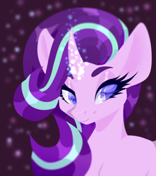 Size: 2152x2432 | Tagged: safe, artist:timser_, artist:timserart, artist:timserr, imported from derpibooru, starlight glimmer, pony, unicorn, bust, fanart, female, portrait, solo, speedpaint