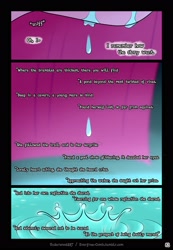 Size: 1920x2770 | Tagged: safe, artist:underwoodart, imported from derpibooru, pinkie pie, ask pink-pony, comic, crying, mirror pool, pinkamena diane pie, poem, splash