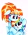 Size: 1947x2429 | Tagged: safe, artist:liaaqila, imported from derpibooru, rainbow dash, windy whistles, pegasus, pony, caring for the sick, cold, cute, dashabetes, female, hug, like mother like daughter, like parent like child, mother and child, mother and daughter, sick, simple background, traditional art, white background, windybetes, young, younger