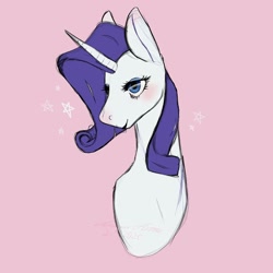 Size: 1024x1024 | Tagged: safe, artist:terato.lust, imported from derpibooru, rarity, pony, unicorn, bust, female, mare, solo