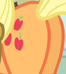 Size: 221x248 | Tagged: safe, imported from derpibooru, screencap, applejack, pony, simple ways, applebutt, butt, butt only, cropped, pictures of butts, plot