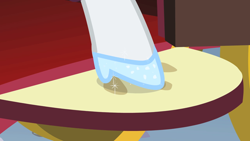 Size: 1280x720 | Tagged: safe, imported from derpibooru, screencap, rarity, pony, the best night ever, glass slipper (footwear), high heels, hoof only, hooves, legs, pictures of legs, shoes, solo, sparkles