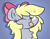 Size: 3250x2560 | Tagged: dead source, safe, artist:php142, artist:purpleflix, imported from derpibooru, derpy hooves, pegasus, pony, :p, alternate hairstyle, blue background, bow, chest fluff, cute, derpabetes, ear fluff, female, hair bow, long hair, long mane, mare, one eye closed, simple background, solo, tongue out, wink