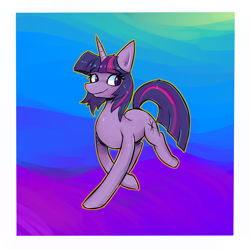 Size: 3000x3000 | Tagged: safe, artist:senx, imported from derpibooru, twilight sparkle, pony, unicorn, abstract background, female, solo, unicorn twilight