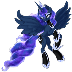 Size: 3500x3500 | Tagged: safe, artist:poole, imported from derpibooru, princess luna, alicorn, pony, clothes, crown, feathered wings, female, flying, jewelry, mare, regalia, shoes, simple background, solo, spread wings, transparent background, wings