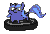 Size: 140x96 | Tagged: safe, artist:color anon, princess luna, alicorn, pony, /mlp/, 4chan, animated, drawthread, female, filly, pixel art, roomba, simple background, solo, sprite, squatpony, transparent background, woona, woonoggles, younger