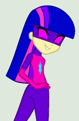 Size: 407x625 | Tagged: safe, artist:jadeharmony, artist:jadethepegasus, artist:kingbases, imported from derpibooru, twilight sparkle, human, equestria girls, base used, clothes, female, gloves, gray background, grin, humanized, mask, simple background, smiling, solo, spandex, superhero