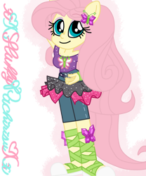 Size: 1024x1229 | Tagged: safe, artist:xxfluffypachirisuxx, imported from derpibooru, fluttershy, dance magic, equestria girls, spoiler:eqg specials, female, simple background, solo, transparent background