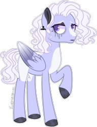 Size: 2148x2814 | Tagged: safe, artist:kurosawakuro, imported from derpibooru, oc, oc only, pegasus, pony, base used, magical lesbian spawn, male, offspring, parent:inky rose, parent:lily lace, simple background, solo, stallion, transparent background, two toned wings, wings