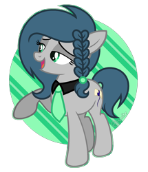 Size: 1460x1696 | Tagged: safe, artist:pegasski, artist:strawberry-spritz, imported from derpibooru, oc, oc only, earth pony, pony, base used, female, mare, necktie, simple background, solo, transparent background