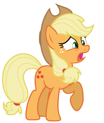 Size: 5686x6750 | Tagged: safe, artist:estories, imported from derpibooru, applejack, pony, absurd resolution, hat, simple background, solo, transparent background, vector