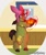 Size: 3424x4096 | Tagged: safe, artist:cosmiclitgalaxy, imported from derpibooru, pony, bipedal, bob's burgers, bobs burgers, fanart, louise belcher, ponified, solo