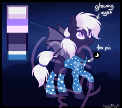 Size: 1700x1500 | Tagged: safe, artist:lambydwight, imported from derpibooru, oc, bat pony, pegasus, pony, adoptable, auction, female, filly, night