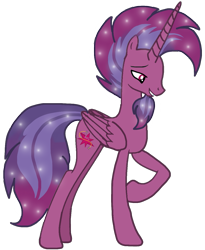 Size: 1055x1286 | Tagged: safe, artist:徐詩珮, imported from derpibooru, oc, oc only, oc:transparent (tempest's father), alicorn, pony, alicornified, older, race swap, simple background, solo, transparent background