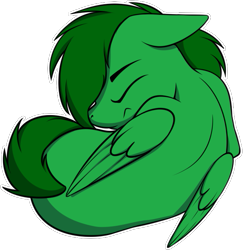 Size: 621x640 | Tagged: safe, artist:notetaker, imported from derpibooru, part of a set, oc, oc only, oc:thundercloud, pegasus, pony, :<, curled up, eyes closed, male, simple background, sleeping, solo, transparent background