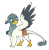 Size: 1920x1953 | Tagged: safe, artist:kxttponies, imported from derpibooru, oc, oc only, hybrid, male, parent:gabby, parent:terramar, parents:gabbymar, simple background, solo, transparent background