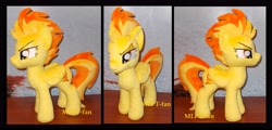 Size: 5728x2752 | Tagged: safe, artist:calusariac, imported from derpibooru, spitfire, pegasus, pony, high res, irl, photo, plushie, solo