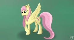 Size: 1980x1080 | Tagged: safe, artist:matyas, imported from derpibooru, fluttershy, green background, simple background