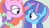 Size: 1294x713 | Tagged: safe, artist:jadeharmony, artist:jadethepegasus, imported from derpibooru, oc, oc:chemical sunshine, oc:clouds rain, alicorn, pony, icey-verse, female, half-siblings, magical lesbian spawn, offspring, parent:luster dawn, parent:potion nova, parent:spring rain, parents:lusternova, parents:springnova, siblings, sisters