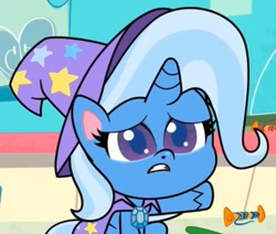 Size: 1185x1007 | Tagged: safe, imported from derpibooru, screencap, trixie, pony, unicorn, my little pony: pony life, spoiler:pony life s01e17, cropped, friendship gems, g4.5, solo