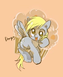 Size: 1107x1346 | Tagged: safe, artist:osawari64, imported from derpibooru, derpy hooves, pegasus, pony, :p, cute, derpabetes, female, food, mare, muffin, solo, spread wings, tongue out, wings