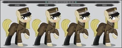 Size: 1280x512 | Tagged: safe, artist:brony-works, imported from derpibooru, earth pony, pony, clothes, female, mare, solo, sweden, uniform