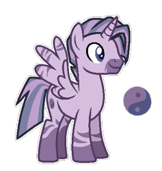 Size: 425x448 | Tagged: artist needed, safe, artist:starrytwinklestorm, artist:twinklecometyt, imported from derpibooru, oc, oc only, alicorn, hybrid, pony, zony, base used, interspecies offspring, magical lesbian spawn, male, offspring, parent:twilight sparkle, parent:zecora, parents:twicora, simple background, solo, transparent background