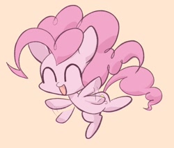 Size: 1994x1702 | Tagged: safe, artist:noupu, imported from derpibooru, pinkie pie, earth pony, pony, my little pony: pony life, cute, diapinkes, eyes closed, female, g4.5, open mouth, solo