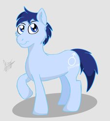 Size: 5000x5500 | Tagged: safe, artist:jay_wackal, imported from derpibooru, oc, oc only, oc:p-21, pony, fallout equestria, fallout equestria: project horizons, blue eyes, cheek fluff, cute, digital art, fanfic art, solo