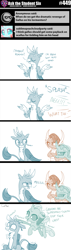 Size: 801x2836 | Tagged: safe, artist:sintakhra, edit, editor:background pony #91z0, imported from derpibooru, gallus, ocellus, smolder, changedling, changeling, dragon, griffon, tumblr:studentsix, crossed arms, cute, cute bug noises, diaocelles, gallabetes, looking at each other, ocellus is not amused, pencil, post-it, prank, puffy cheeks, revenge, scratching, scrunchy face, smolder is not amused, stifling laughter, talking to viewer, this will end in pain, tickling, unamused, wet, wet hair, wet mane, wide eyes