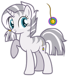 Size: 1430x1604 | Tagged: safe, artist:twinklecometyt, imported from derpibooru, oc, oc only, hybrid, pony, zony, female, magical lesbian spawn, offspring, parent:fleur-de-lis, parent:zecora, simple background, solo, transparent background