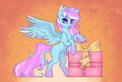 Size: 4000x2688 | Tagged: safe, artist:lovely-pony, imported from derpibooru, oc, oc only, pegasus, pony, absurd file size, female, mare, present, solo