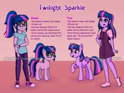 Size: 1280x960 | Tagged: safe, artist:ro994, imported from derpibooru, sci-twi, twilight sparkle, alicorn, pony, unicorn, equestria girls, clothes, converse, cutie mark, dress, equestria girls ponified, female, glasses, horn, self ponidox, shoes, simple background, sneakers, text, twilight sparkle (alicorn), unicorn sci-twi, unicorn twilight, wings