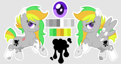 Size: 3000x1600 | Tagged: safe, artist:ponkus, imported from derpibooru, oc, oc only, oc:odd inks, pegasus, pony, base used, female, mare, reference sheet, solo