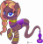 Size: 4000x4054 | Tagged: safe, artist:parclytaxel, imported from derpibooru, oc, oc only, oc:zirithustra, genie, genie pony, pony, unicorn, .svg available, absurd resolution, bottle, bracelet, bridle, ear piercing, earring, female, hairband, horn, horn ring, jewelry, lidded eyes, looking at you, mare, monthly reward, neck rings, piercing, raised hoof, ring, saddle, simple background, smiling, solo, tack, transparent background, vector