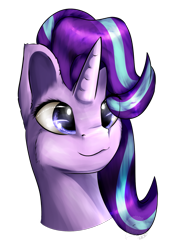 Size: 1165x1653 | Tagged: safe, artist:11-shadow, imported from derpibooru, starlight glimmer, pony, unicorn, bust, female, simple background, solo, transparent background