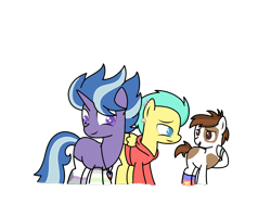 Size: 1600x1200 | Tagged: safe, artist:icey-wicey-1517, artist:icicle-wicicle-1517, artist:kb-gamerartist, color edit, edit, imported from derpibooru, lilymoon, pickle barrel, pipsqueak, earth pony, pegasus, pony, unicorn, agender, agender pride flag, bedroom eyes, bisexual, bisexual pride flag, clothes, collaboration, colored, demisexual, demisexual pride flag, ear piercing, earring, female, gay, headcanon, heart, hoodie, jewelry, lgbt headcanon, lilysqueak, male, mare, markings, missing cutie mark, necklace, older, older lilymoon, older pickle barrel, older pipsqueak, pansexual, pansexual pride flag, picklemoon, picklepipmoon, picklesqueak, piercing, polyamory, polyamory pride flag, pride, pride flag, raised hoof, sexuality headcanon, simple background, socks, stallion, straight, striped socks, transparent background, wristband