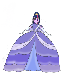 Size: 1480x1669 | Tagged: safe, artist:recommender440, imported from derpibooru, twilight sparkle, equestria girls, the last problem, clothes, coronation dress, dress, gown, request, second coronation dress, simple background, solo, transparent background